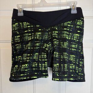 NWT Canari Hatch Mini Cycling Shorts Padded Black/Yellow Women’s M Made USA